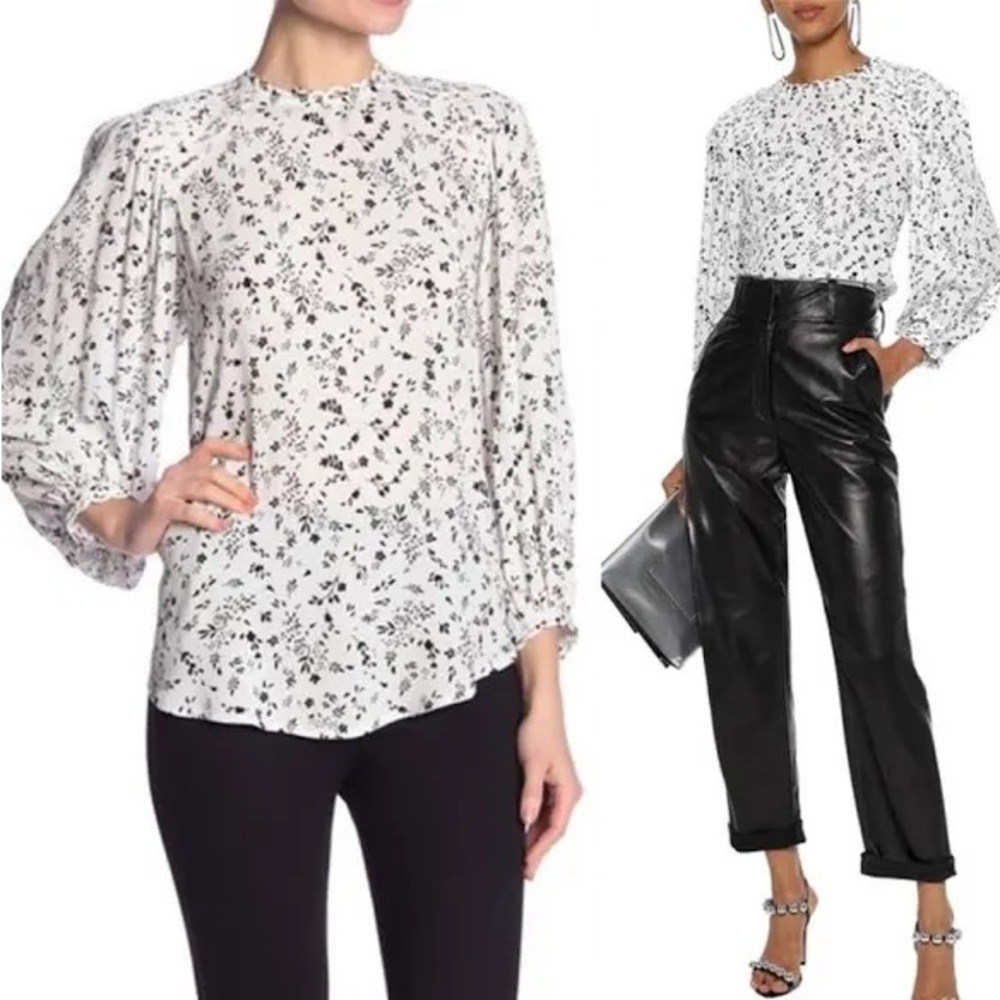 Joie Lissane Floral Top size M